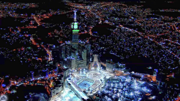 Wallpaper Ramzan, Night, View, Mecca, Beautiful