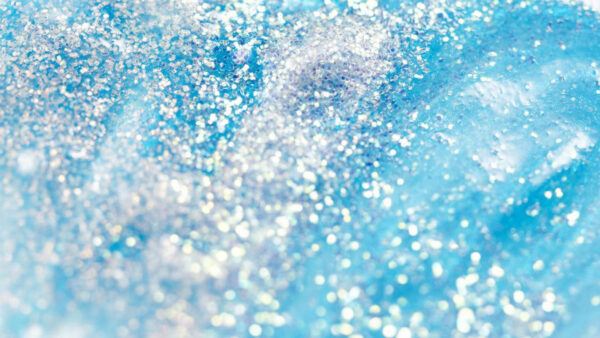 Wallpaper Glitter, White, Blue, Stones, Glare, Light