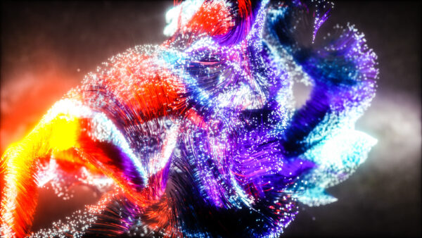 Wallpaper Abstract, Particles