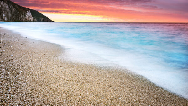 Wallpaper Sunset, Milos, Beach