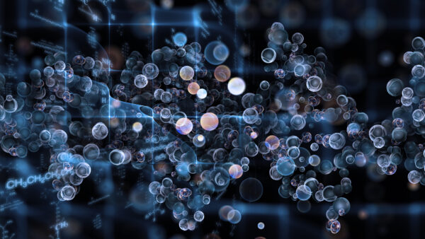 Wallpaper Bubble, Blue, Ash, Circle, Abstract