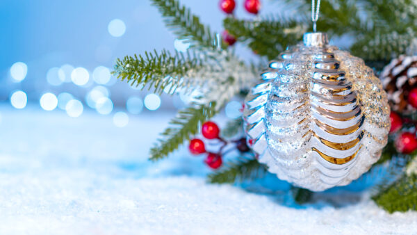 Wallpaper Decoration, Bauble, Christmas, Ornaments