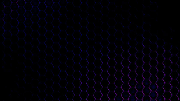 Wallpaper Black, Hexagons, Background, Abstract, Purple, Light