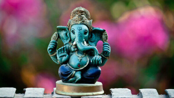 Wallpaper Blue, Blur, Ganesh, Colorful, Desktop, Statue, Background, Cute
