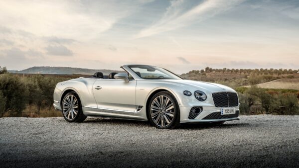 Wallpaper Bentley, Cars, Speed, Continental, Convertible, 2021