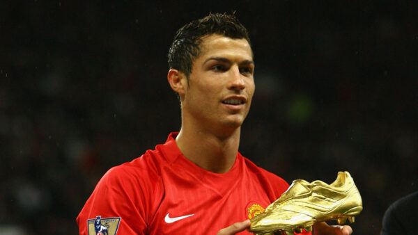 Wallpaper Dress, Sports, Wearing, Gold, Shoe, Ronaldo, Red, CR7, Cristiano, With