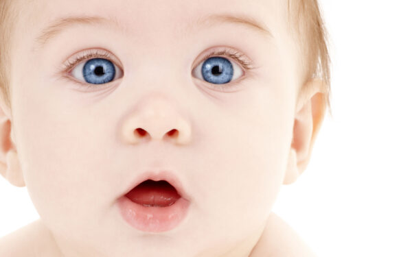 Wallpaper Baby, Cute, Eyes, Blue