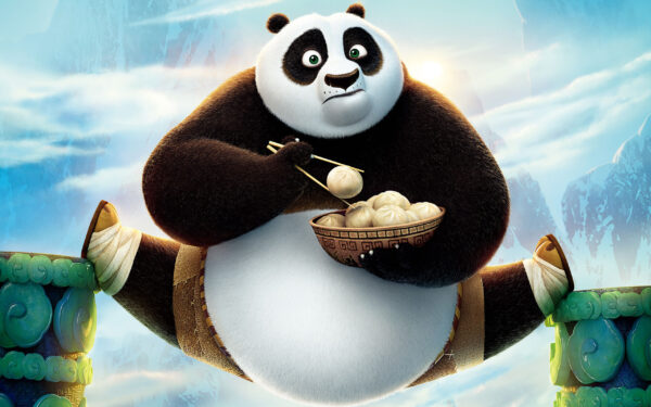 Wallpaper Kung, Panda