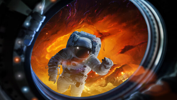 Wallpaper Astronaut, Spacesuit