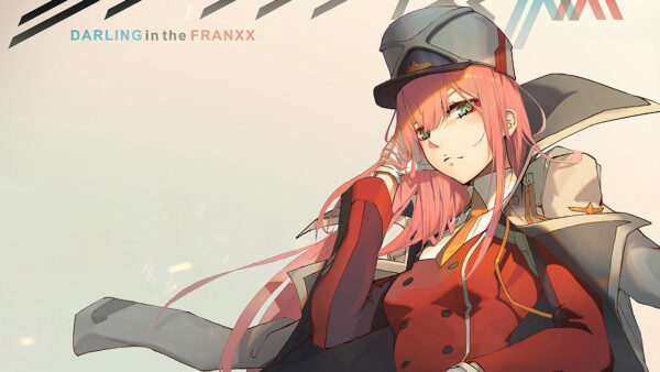 Wallpaper Red, The, Anime, Uniform, Zero, And, Coat, Wearing, Two, Hat, Darling, FranXX