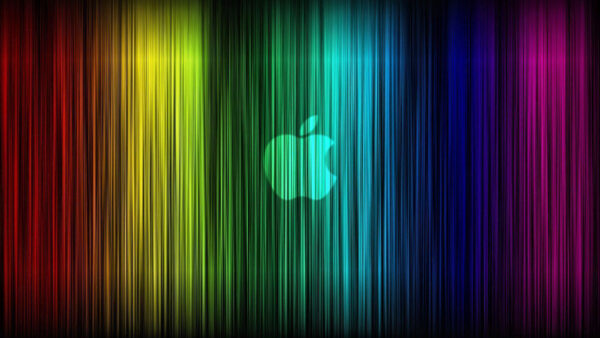 Wallpaper Mobile, Desktop, Apple, Rainbow, Abstract