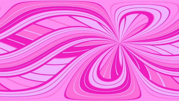 Wallpaper Gradient, Wave, Desktop, Pink, Abstract