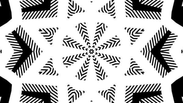 Wallpaper Symmetry, Black, Digital, White, Kaleidoscope, Abstract, Art, Desktop, Shapes, Geometry