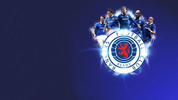 Wallpaper Rangers, Logo, Blue, Desktop, Background, With, Players