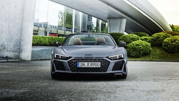 Wallpaper Audi, Spyder, 2021, Cars, Performance, V10, RWD