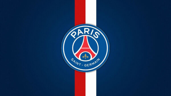 Wallpaper Lines, Germain, Red, Blue, Saint, White, Paris, Background, Logo, PSG