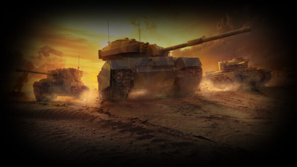 Wallpaper And, Sunbeam, Tanks, With, Background, Smoke, World, Games, Desktop