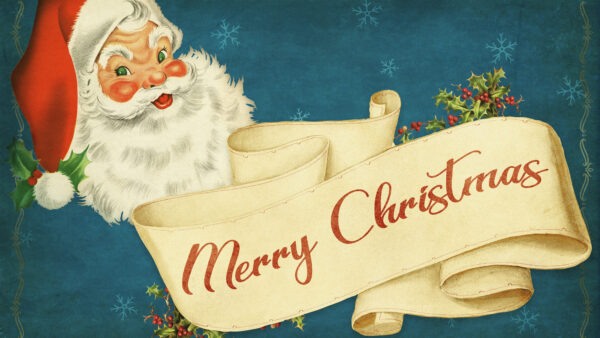 Wallpaper Art, Christmas, Claus, Merry, Santa, Image