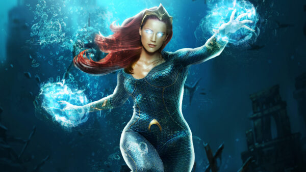 Wallpaper Aquaman, Amber, Heard, Mera