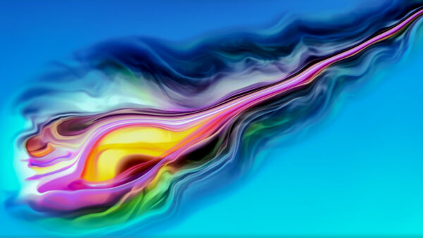 Wallpaper Blue, Pink, Mobile, Formation, Yellow, Desktop, New, Abstract