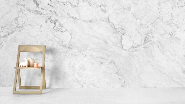 Wallpaper White, Black, Desktop, Background, Chair, Marble, Wooden, WALL