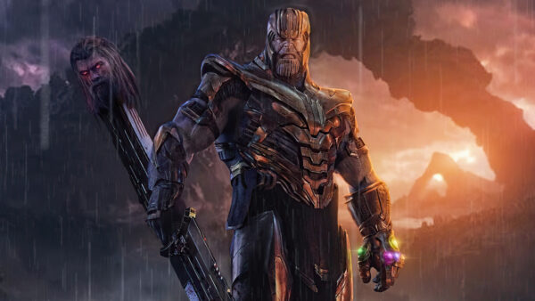 Wallpaper Background, Sky, End, Superheroes, Wons, Thanos, Game
