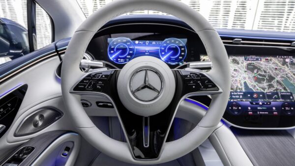 Wallpaper Benz, EQS, Mercedes, 450, Interior, AMG, 2021, Cars, Line