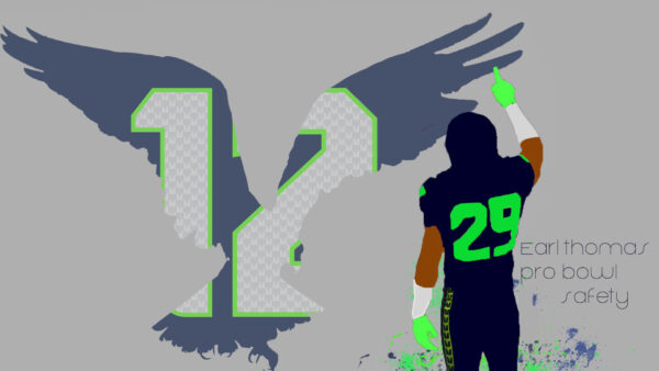 Wallpaper Seahawks, Desktop, Back, View, Seattle