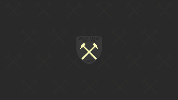 Wallpaper Ham, Emblem, F.C, Soccer, Background, United, West, Black, Logo