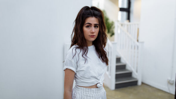 Wallpaper Background, Dodie, White, Standing, Dress, Wearing, WALL