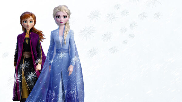 Wallpaper Elsa, Frozen, Anna