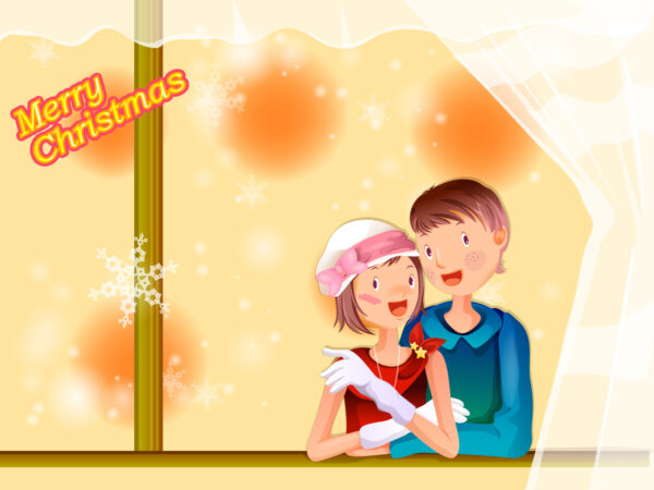 Wallpaper Christmas, Merry, Love, With