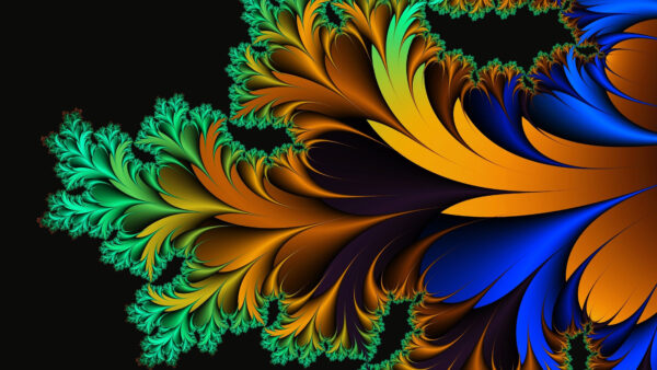 Wallpaper Mobile, Abstract, Desktop, Leaves, Colorful, Paint, Art