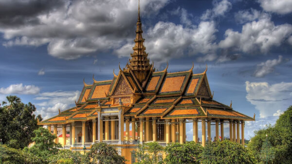 Wallpaper Royal, Penh, Palace, Cambodia, Travel, Phnom