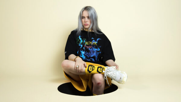 Wallpaper Black, Dress, Yellow, Girls, Billie, Eilish, Wearing