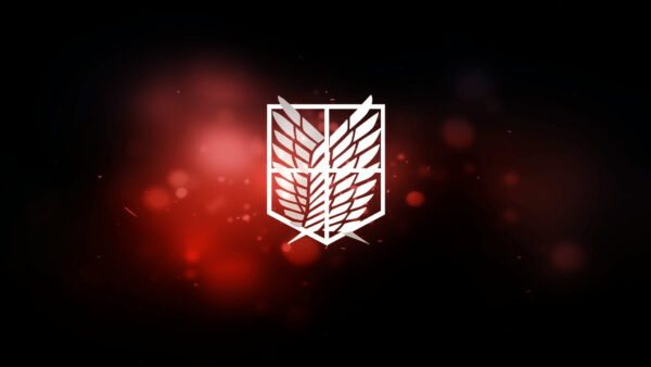 Wallpaper Background, Titan, Logo, Red, Attack, Bokeh
