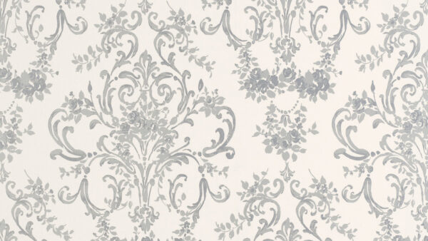 Wallpaper Art, Silver, WALL, Grey