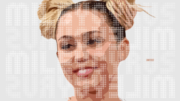 Wallpaper White, Dots, Cyrus, Art, Miley, With, Desktop