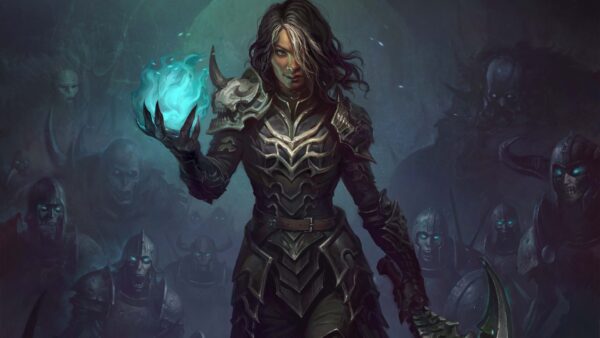 Wallpaper Necromancer, Female, Diablo, Immortal