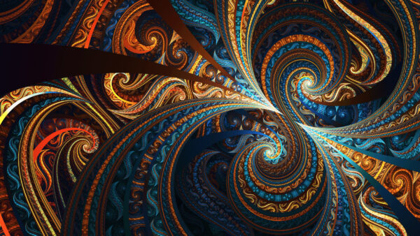 Wallpaper Fractal, Colorful