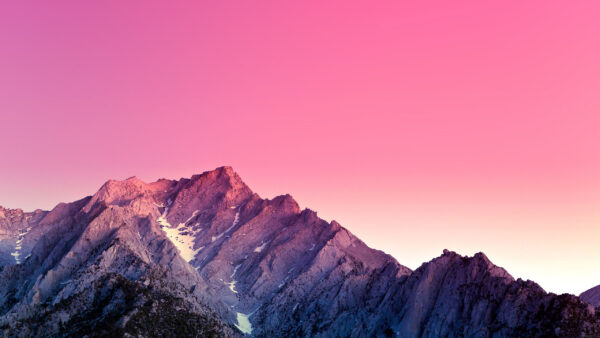 Wallpaper Pink, Desktop, Background, Mountains, MacBook
