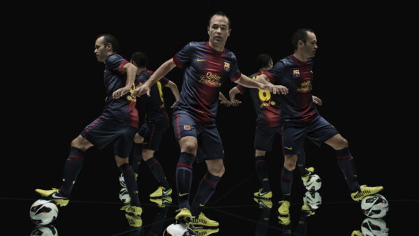 Wallpaper Iniesta, Barcelona, Andres