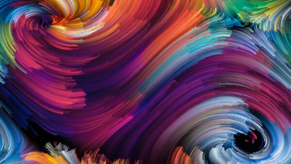 Wallpaper Spiral, Multicolors, Mobile, Abstract, Backdrop, Desktop