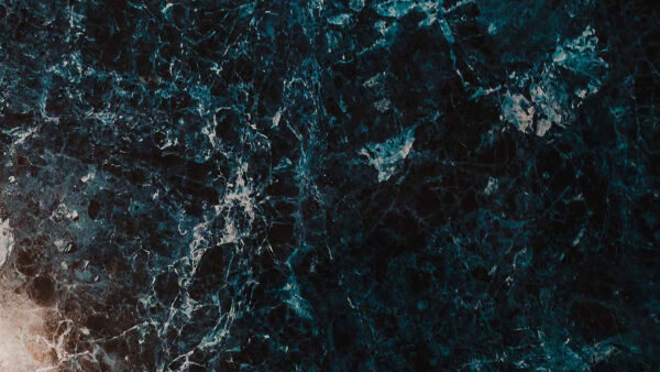 Wallpaper Waves, Desktop, Dark, Marble, Blue