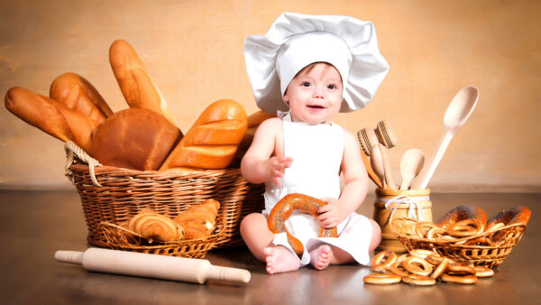 Wallpaper Desktop, Cute, Making, Food, Mobile, Playing, Baby