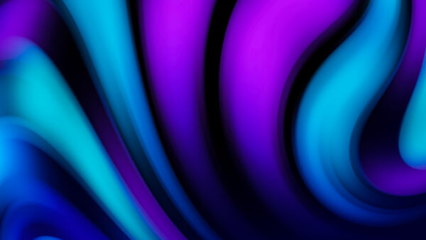 Wallpaper Background, Waving, Abstract, Mobile, Desktop, Violet, Blue