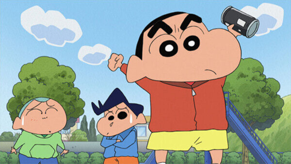 Wallpaper Sky, Friends, Background, With, Shinchan