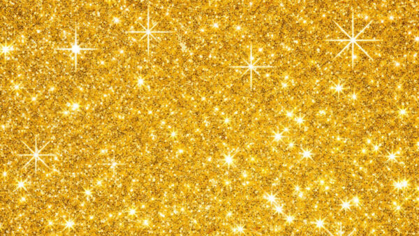 Wallpaper Sparkles, Gold, Glittering