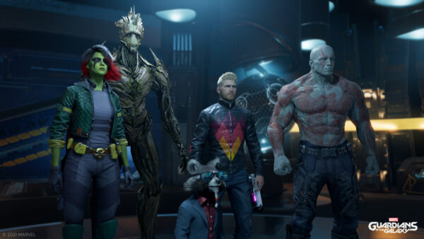 Wallpaper Galaxy, Gamora, The, Destroyer, Rocket, Groot, Drax, Raccoon, Marvel’s, Guardians