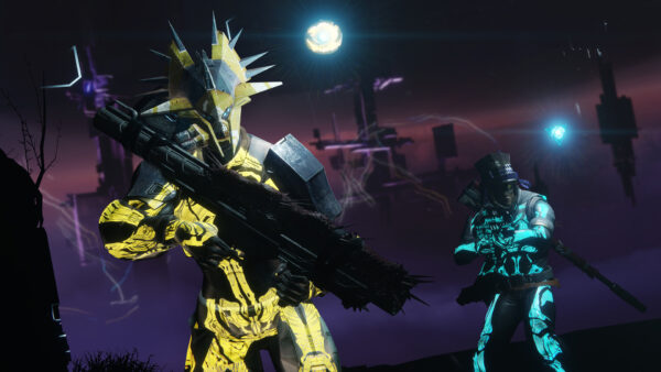 Wallpaper Guns, Games, And, Shadowkeep, Desktop, Destiny, Green, Yellow, With, Fighters, Color